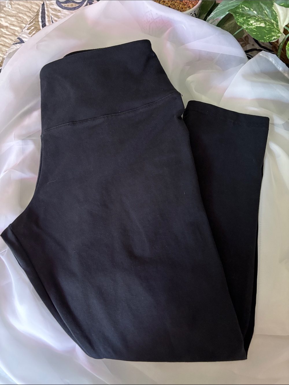 Natural Reflections Black Stretch Leggings